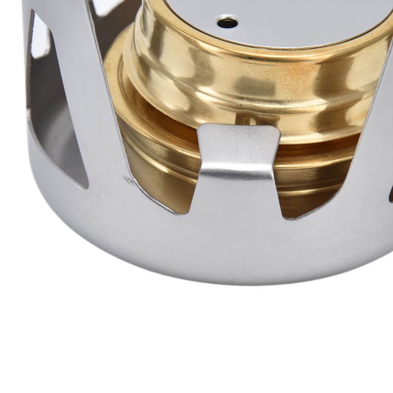 Camping Stove Windproof Vaporizable Portable Liquid Spirit Stove with Stand