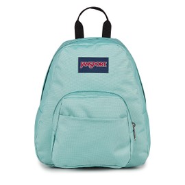JanSport Half Pint Mini Backpack, 10.2 L - Durable Mini Bag Purse with Adjustable Shoulder Straps, Single Main Compartment, Zippered Stash Pocket, Faded Sage