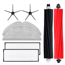 Benfosh Replacement Parts Set for Roborock S8 S8 Plus S8+ S8 Pro Ultra Replacement HEPA Filter Mop Cloth Main Brush Side Brush