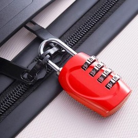 4-Digit Color Combination Lock for Lockers, Drawers, and Doors Gray 3ea