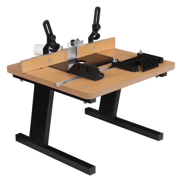 RustyVioum Router Table withAdjustable Backrest, MDF Router Table 440.92 lbs