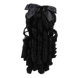 Outanaya Retro Curly Ponytail Wig Long Hair Accessory for Girls Ponytail Extension for Women