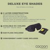 Cocoon Eye Shades Größe one Size Farbe: Black/Grey