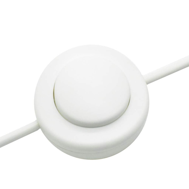 Connection Cable 4 m White Earthing Contact Angle Plug +