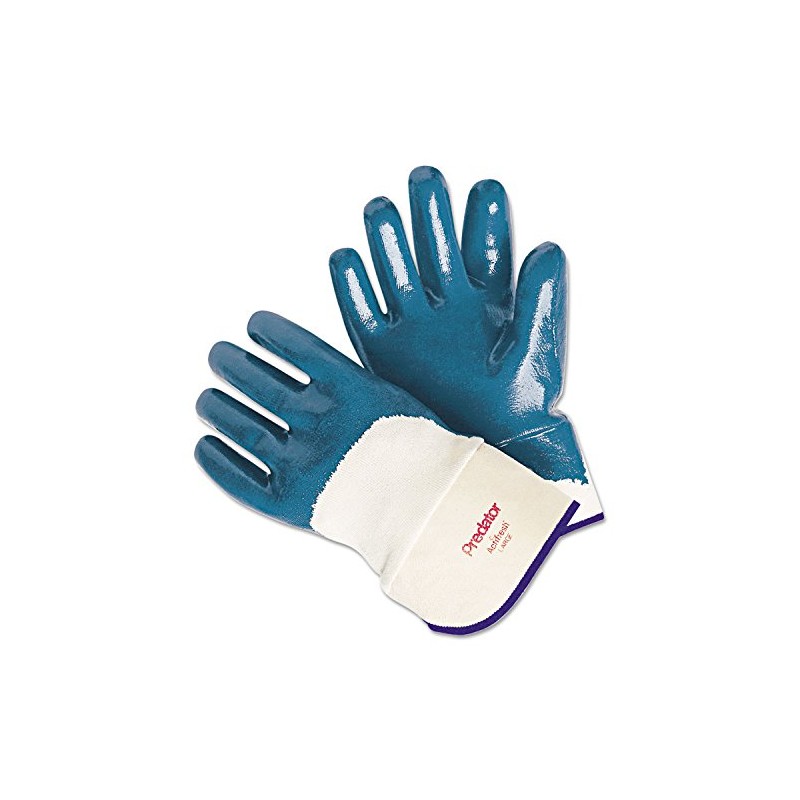 MCR Safety 9760 Predator Supported Nitrile Coated Palm Men's Gloves