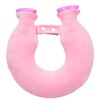 U-Shaped Dual Nozzle Hot Water Bottle with Soft Plush Cover