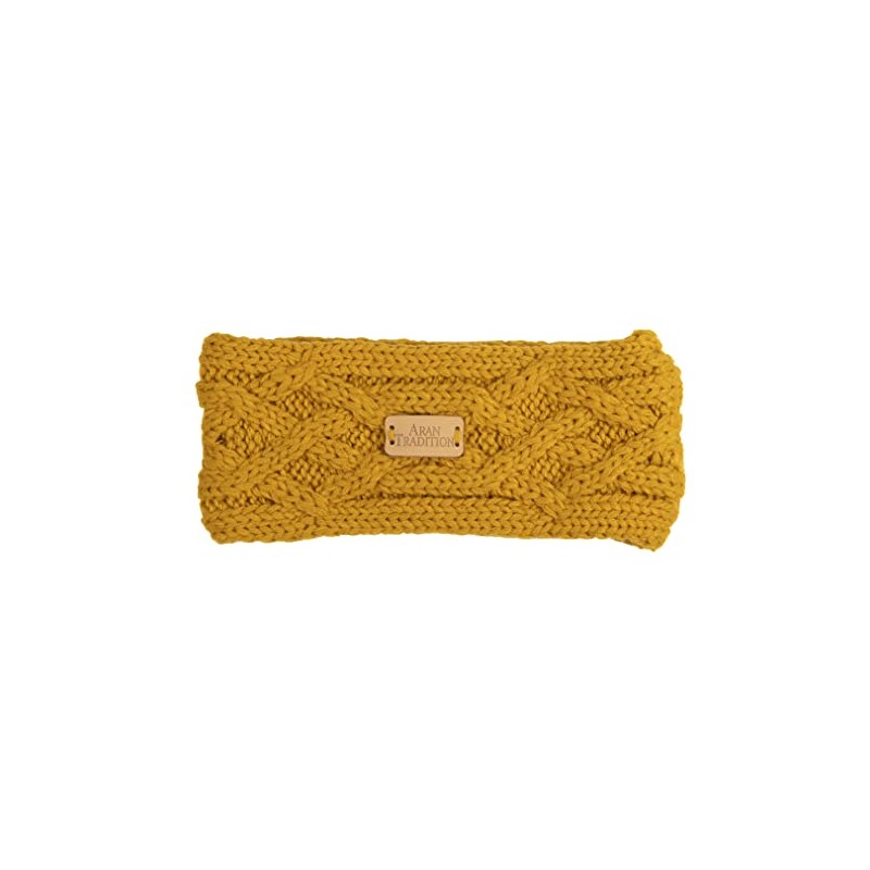 Aran Traditions Cable Knitted Style Headband (Cream)