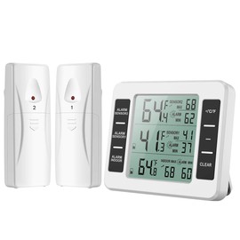 Brifit Fridge Thermometer, Digital Freezer Thermometer