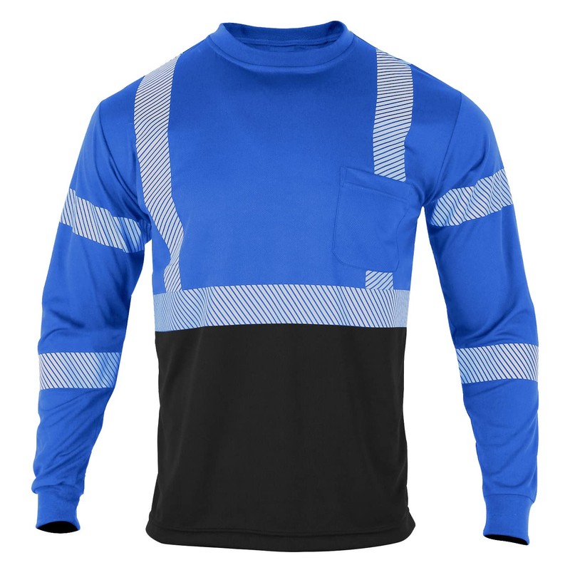 VENDACE Safety Reflective High Visibility Long Sleeve Shirts ANSI Class