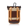 Mustache YVQ-5962 2-Way Mini Shoulder Pouch, Scissor Bag, Crossbody, Camel