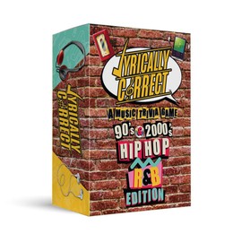 Lyrically Correct 90's and 2000's Hip Hop and R & B Music Trivia Card Game |Multi-Generational Family Gatherings, Adult Game Night and Fun Trivia