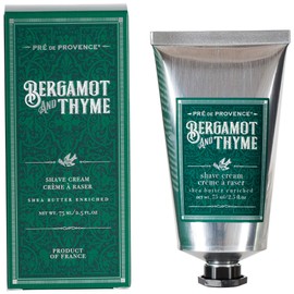 Pre de Provence Bergamot & Thyme Men's Fragrance Collection, Shave Cream, 75 ML