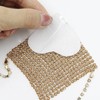 JUMISEE Sparkly Rhinestone Crystal Nipple Cover with Gold Chain, Sexy