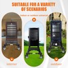 I'Ezonk 5 Inch Casters Wheels All Steel Smoker Stand，Electric Smoker&Vertical