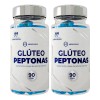 Kit Suplemento Glúteo Peptonas 90 Cápsulas 2 Frascos