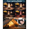 Livinlarge Led Camping Lantern USB Rechargeable,Portable Tent Lamp Emergency Lights