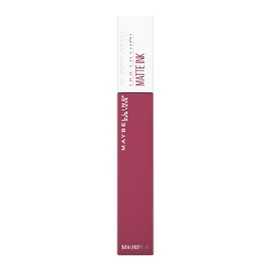 Maybelline Superstay Matte Ink, Labial Líquido Mate de Larga Duración, 16 Horas de Alta Pigmentación, No se Transfiere, Aplicador de Precisión, Tono 1