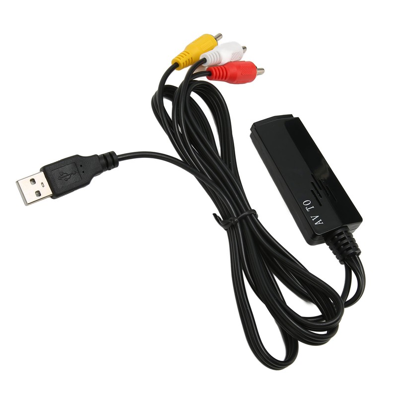 RCA to HD Multimedia Interface Converter Support 1080P USB Power