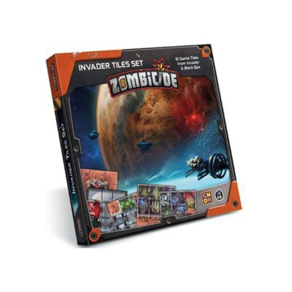CMON Zombicide Invader Tiles Set | Strategy Board Game | Cooperative Game for Teens and Adults | Zombie Board Game | Ages 14+ | 1-6 Players | Average Playtime 1 Hour | Made