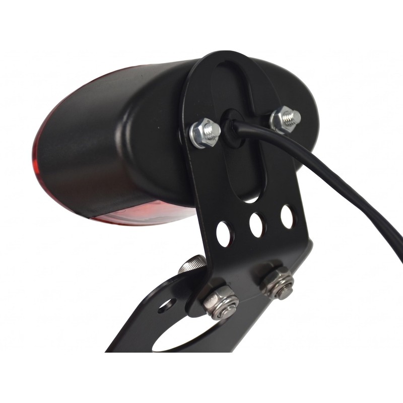 Sparkmods 3/4'' Motorcycle Side Mount Tail Light with License Plate