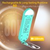 Akomid Book Light, USB Rechargeable Reading Light, Eye-Cared Amber Light