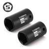 CASOMAN 2PCS 3/8" Drive 13/16" 5-Point Impact Grade Utility Socket,