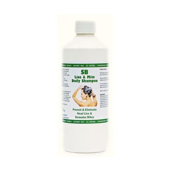 SB Lice & Mite Daily Shampoo 500ml Chemical & Pesticide Free