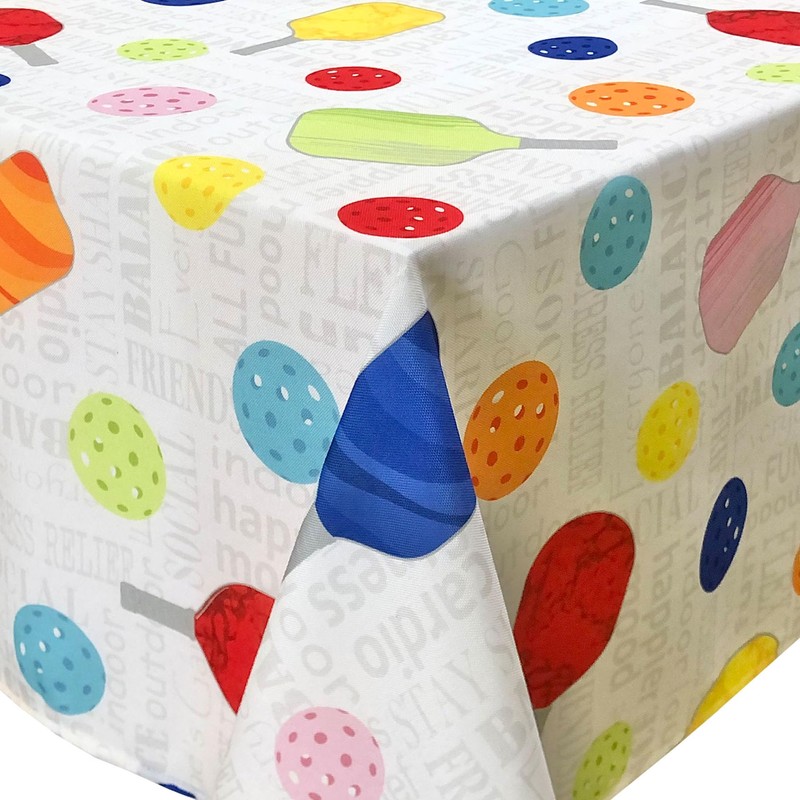Passion for Pickleball Collection (60"x90" Tablecloth)