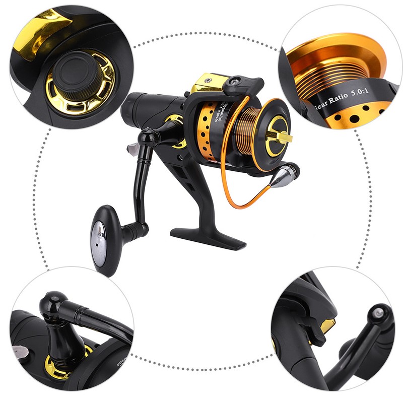 Fishing Spinning Reel KV Series Baitcasting Saltwater Casting Wheel KV7000