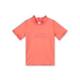 Sanetta Girls Rash Guard Shirt, Cayenne