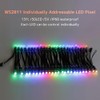 50pcs 5V 12MM Digital Dream Color Diffused RGB LED Pixels