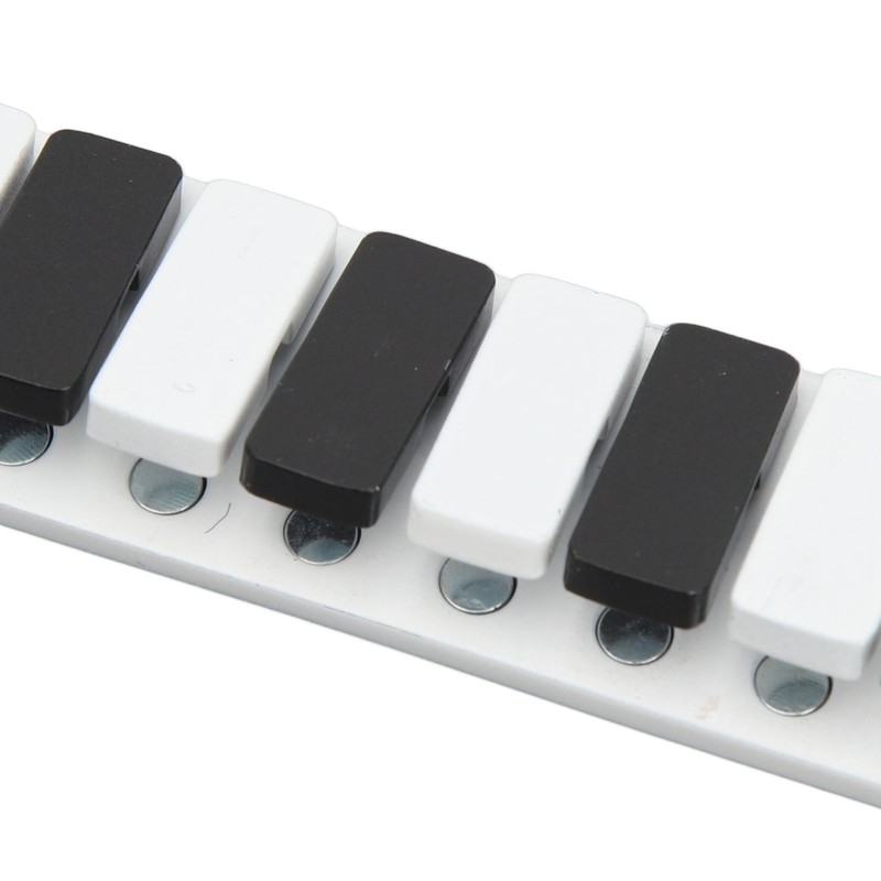 Piano Key Haptic Clicker Toy Zinc Alloy Adult Office Portable