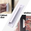 Taicols 2 Pcs Sliding Door Handles, Aluminum Alloy Curved Handle
