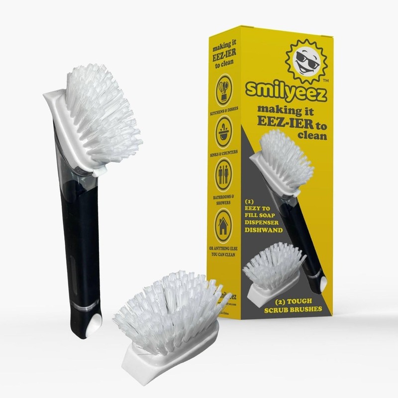 The Original Smiling Sponge Handle for Soap Dispenser for Scrub