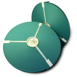 BioThane Beta Coated Webbing 1" BETA Standard Matte BIOTHANE - Leather Embossed | BIOTHANE USA (25 Feet, Teal 521)
