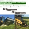 MOTOQUEEN Replacement Bush Hog Cutter Durable Blades for Mower King