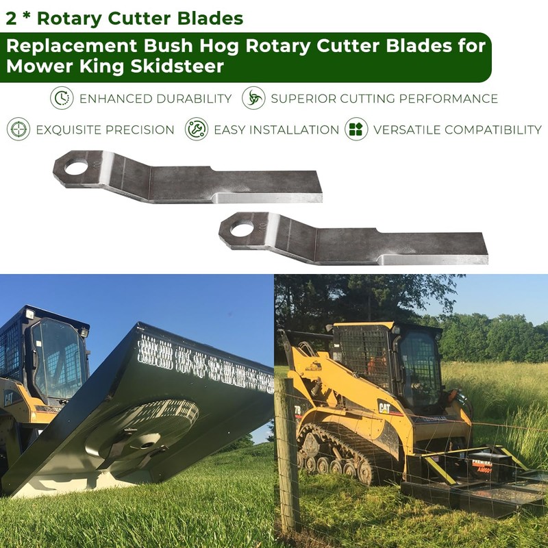 MOTOQUEEN Replacement Bush Hog Cutter Durable Blades for Mower King