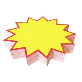 JIHUOO Pack of 200 Sales Signs Price Labels Display Merchandise Signs for Sales Promotion