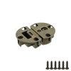 Sscon 2Packs 90 Degrees Adjustable Zinc Alloy Hinges Concealed Hinges