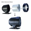 Bezel Boost Gauge Kit -30inHg~30Psi White Indash Brushless Series 2-1/16''
