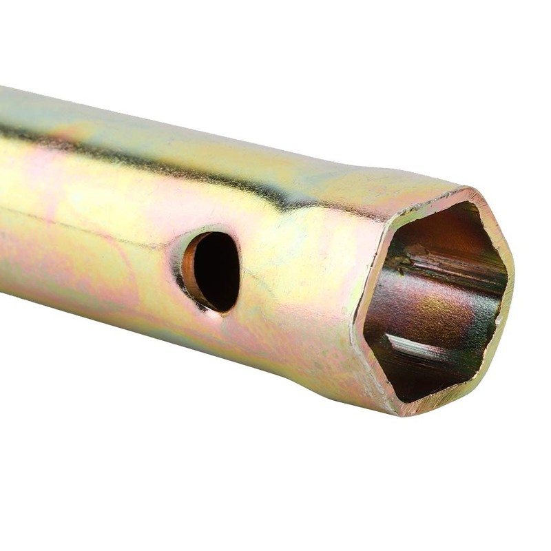 Fydun Spark Plug Socket Wrench, 16/18mm, Galvanized, Deep Reach, 130mm,