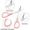 4 Inches Curved Sharp Blade Craft Scissors For Eyebrow Eyelash