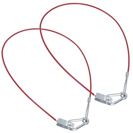 AB Tools Breakaway Towing Cable For Braked Trailers Caravans Hook And Clevis Pin End 2pc