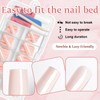 EternalClassic Nude Medium Press on Nails Square, Glossy Square Press