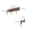 LNC Bathroom Light Fixture, Farmhouse 3-Light Vanity Lights, Wall Sconce
