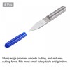sourcing map Wood Engraving Router Bit, 1/8" 3.175mm Shank 0.3mm