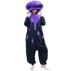 XIGUAGUO Mushroom Onesie Adult Mushroom Costume Fun and Comfy Adult Onesie for Women and Men