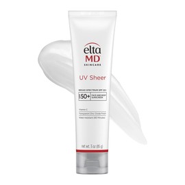 EltaMD UV Protector Solar Traslúcido para Rostro, SPF 50+ Protector Solar sin Residuo Blanco para Rostro y Cuerpo, Fórmula de Óxido de Zinc