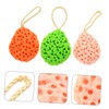 OATIPHO 3Pcs Cleaning Face Sponge Exfoliating Shower Sponges for Gentle