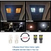 AWALITED 15pcs Pilot Interior LED Lights Kit Ultra Bright Map